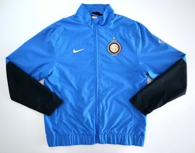 $65 • Buy INTER MILAN 2005/06 NIKE Training Football Jacket L Mens Full Zip Track Top