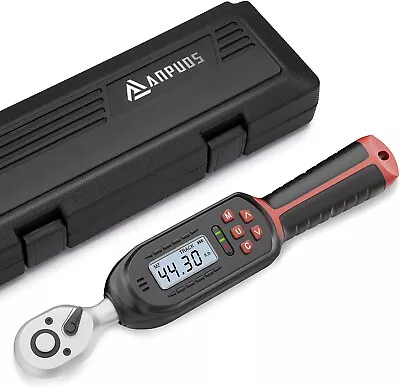 3/8 Inch Drive Digital Torque Wrench 2.2-44.3 Ft-lbs./3-60Nm Motorcycle Bike • $61.89