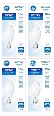 GE 30971 Mercury Vapor H39 Ballast HID Light Bulb 4 Pack • $69.99