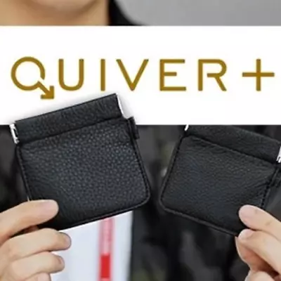 VDR Quiver Plus Magic Trick Coin Purse Leather Magician Close Up Street Illusion • $21.99