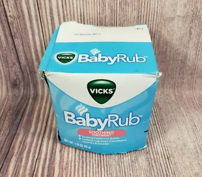 VICKS Baby Rub Soothing Ointment 1.76 Oz • $4.89