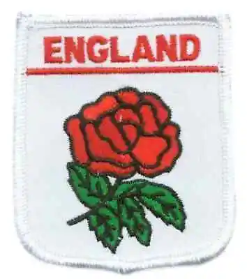 England Lancashire Red Rose Embroidered Patch Badge  • £6