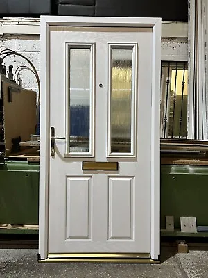 SECOND HAND COMPOSITE DOOR REFURBISHED 1000mm Wide By 2030mm Height (D203) • £200