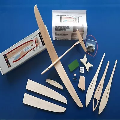 £7.45 • Buy Hiesbok HPH 304 Shark Model Sailplane Kit, Balsawood Chuck Glider, Easy Build