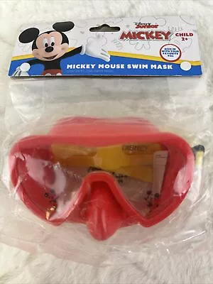 Mickey Mouse Childs Swim Mask With Nose Cover Ages 2+ New • $5.99