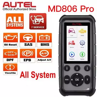  2023 Autel MaxiDiag MD806 Pro Car Diagnostic Tool Upgraded Of MD808/MD806/MD802 • $216