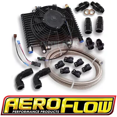 Aeroflow TH400 Drag Drift Hotrod Race Turbo 400 Auto Transmission Oil Cooler Kit • $695