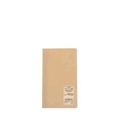 MUJI High-quality Paper Slim Notebook Plain B6 Beige 40 Sheets Made In Japan • $4