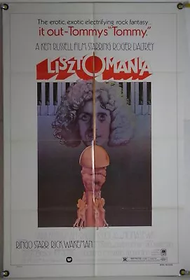 Lisztomania Ff Original One Sheet Movie Poster Roger Daltrey Ken Russell (1975) • £24.11