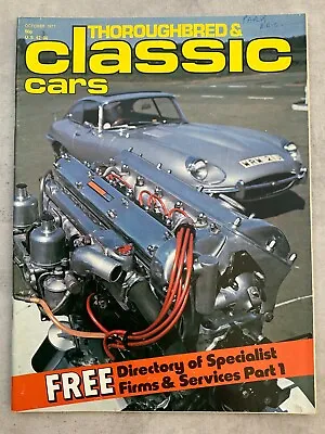 Classic Car Magazine - October 1977 - Bugatti Collection Jensen 541 Ferraris • £7.49