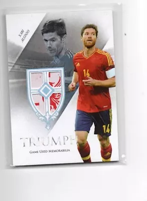 Xabi Alonso 2021 Futera Unique Triumph Relic Card #tp01  1/1 • $299