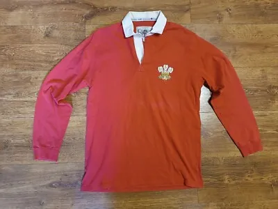 Wales Union Rugby 1970 Cotton Oxford Jersey Vintage Original Size S • £66