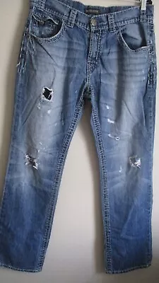 Mek Denim Men’s 100% Cotton Munich Boot Cut Light Wash Jeans Size W34 L34 • $13.17