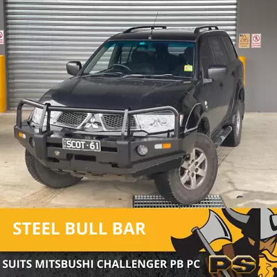 $1149 • Buy PS4X4 Bull Bar For Mitsubishi Challenger 2006-2015 PB PC Heavy Duty Steel Winch