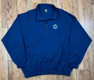 FootJoy Sport Windshirt Jacket Windbreaker Men’s Golf 1/2 Zip Size Large • $34.95