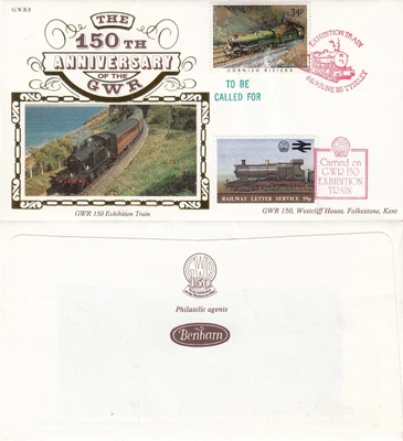 £5.99 • Buy 8/9 June 1985 Gwr 150 Exhibition Train Benham Gwr 8 Carried Cover Tyseley