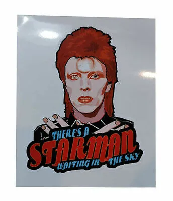 David Bowie Ziggy Stardust Starman Car Windscreen Sticker  • £5.99
