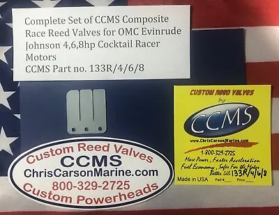 CCMS OMC Johnson Evinrude Race Outboard Reeds 468hp Cocktail Racer  • $55.64