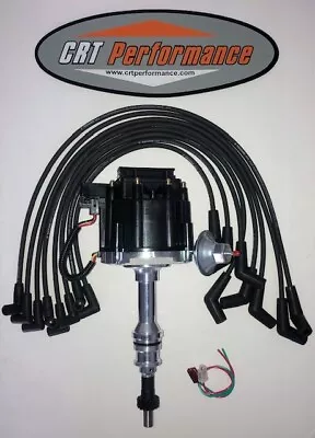 FORD 5.8L 351W (Windsor) BLACK HEI Distributor + USA Wires ELECTRONIC IGNITION • $134.79