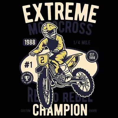 Dirt Bike Extreme Motocross - Mens Funny Novelty T-Shirt Tee T Shirt Tshirts • $23.75