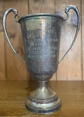 1977 Vintage Silver Plate Trophy Loving Cup Trophies Trophy • $41.06
