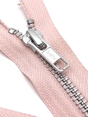 9” (23cm) Baby Pink YKK Silver Teeth Closed End Zips- Good Quality  + Free P&P • £3.49