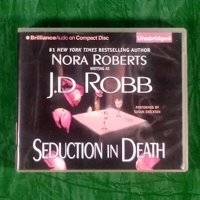 Audiobook (11 CDs) - Seduction In Death J.D. (JD) Robb Brilliance Audio • $10