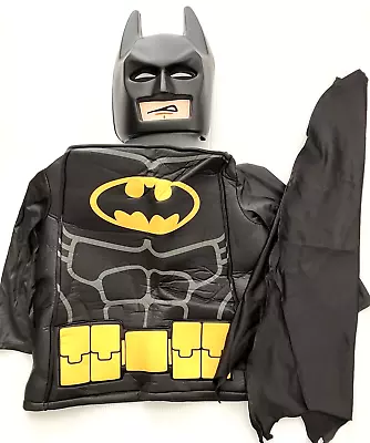 Batman Movie Lego Halloween Costume - Top Mask And Cape Only - L (10-12) - New • $22.99