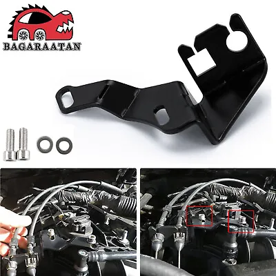 Black Intake Manifold Throttle Cable Bracket For GMT800 Truck TBSS NNBS L92 • $12.95