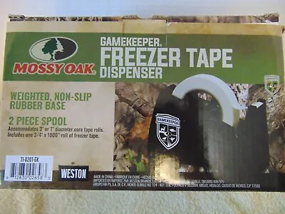 New Weston Mossy Oak GameKeeper Freezer Tape Dispenser & 3/4” X 1000  Roll • $15.99