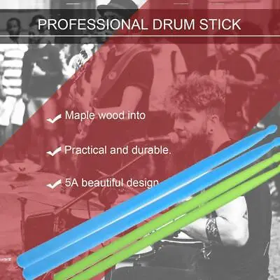 Luminous Drum Sticks Glow In The Dark Stage Band Performance Sell Hot L8X5 • $11.01