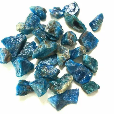 $4.99 • Buy 100g Natural Blue Apatite Rough Gemstone Crystal Quartz Healing Reiki Specimen