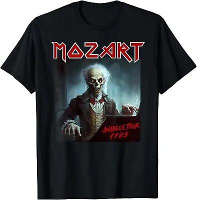 NEW LIMITED Mozart Funny Heavy Metasl Shirts Vintage Music Tee T-Shirt S-3XL • $22.99