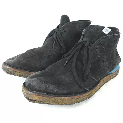 Used VISVIM ISDT BOOTS-FOLK Suede Desert Boots Chukka Black US11 Men's • $162.06