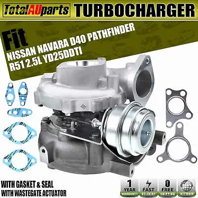 Turbo Turbocharger For Nissan Navara D40 Pathfinder R51 2.5L YD25DDTi GTA2056V • $248.99