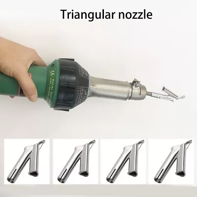 Speed Welding Nozzle Triangular Hot Air Gun Head Welding Tip For Vinyl Welder • $6.49