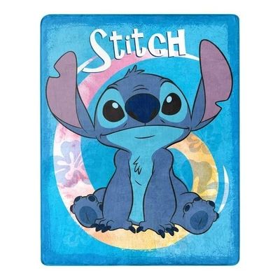 $30.99 • Buy Disney Lilo & Stitch Throw Blanket 40x50 100% Polyester Silk Touch-USA