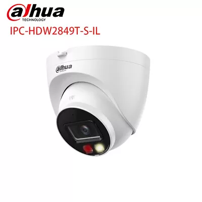 Dahua 4K IP POE Camera IPC-HDW2849T-S-IL Full Color IR WizSense Smart Dual Light • $118.75