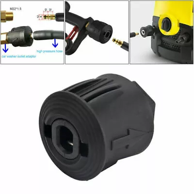 M22 High Pressure Washer Hose Adapter Quick Release Fit For Karcher K Series • £4.79