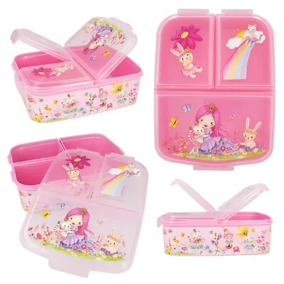 Princess Mimi Lunch Box Pink Princesses Lunchbox Food Container Plastic Boxes • £9.59