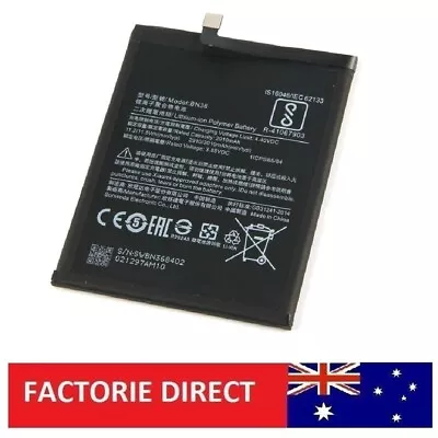 BN36 New Replacement Battery BN36 For Xiaomi Mi6X MI 6X A2 MiA2 100% Capacity • $17.99