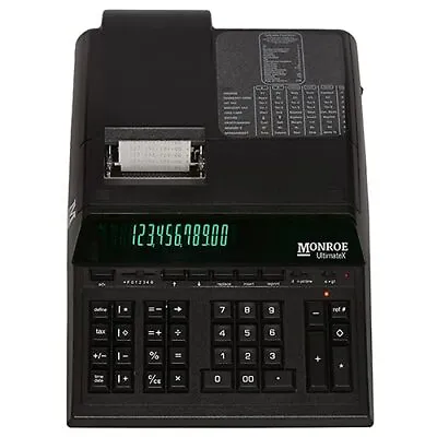 Monroe UltimateX Executive Printing Calculator With Edit And Reprint Capability • $228.47