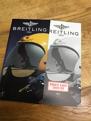 £29.99 • Buy Very Rare Breitling Watch Catalogue; 1992 / 1993