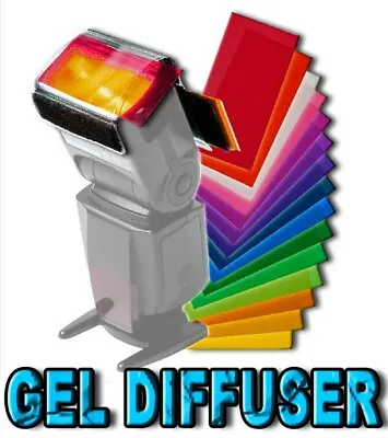 12 Color Softbox Flash Gel Diffuser Fits Yongnuo Yn465 Yn467 Yn560ii Yn565 • £12.28