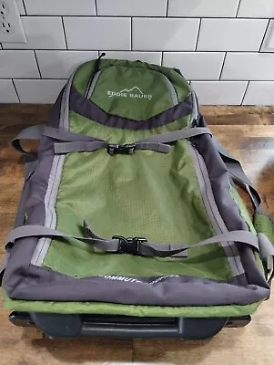 Eddie Bauer Commuter Duffle Bag 22 In Green With Wheels Luggage Carry On Travel • $44.95