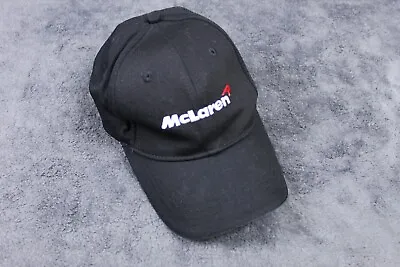 McLaren Hat Men OSFM Black Three In Athletic Formula One Adjustable Dad Hat • $24.99