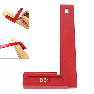 Right Angle Try Square Metal Ruler For Woodworking Carpenter Tools Portable USA • $19