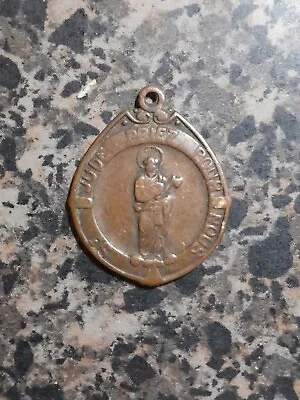 Vintage St Jude Priez Pour Nous Pray For Us French Medal • $20