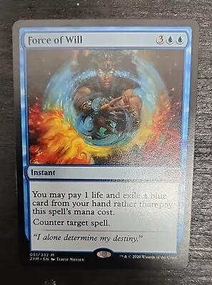 MTG Force Of Will Double Masters 051/332 Regular Mythic NM • $54.99