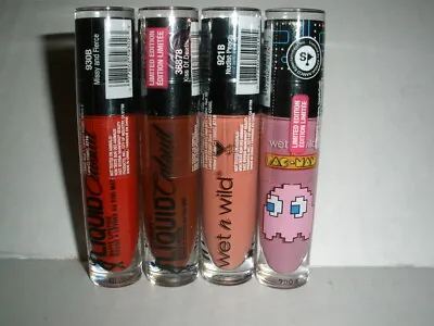 4 Wet N Wild Liquid Catsuit Or Gloss Kiss Death Pinky Missy Fierce Nudist Peach • $16.97